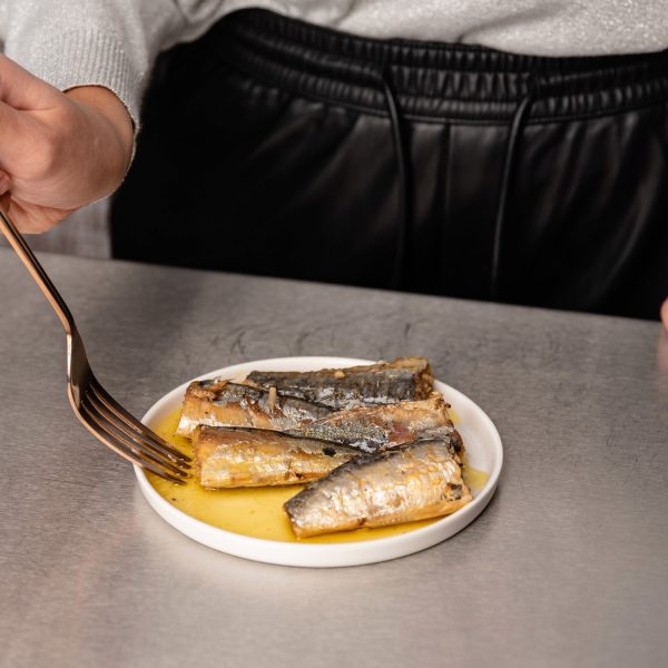 Sardinas en aceite de oliva virgen extra ecológicas