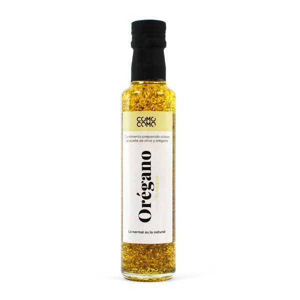 Oli d'oliva verge extra ecològic amb orenga