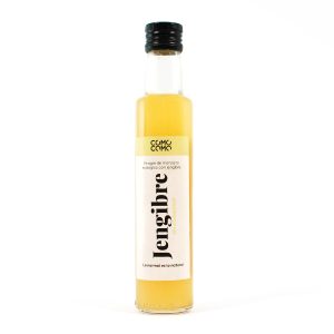 Vinagre de manzana ecológico con jengibre sin pasteurizar