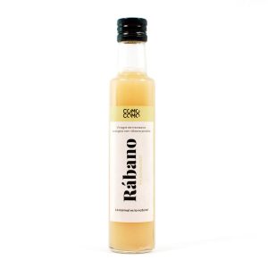 Vinagre de manzana ecológico con rábano picante sin pasteurizar