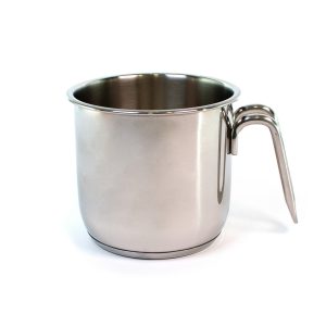 Pot cilíndric 1l d'acer inoxidable