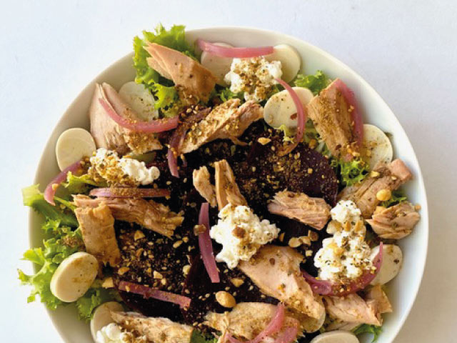 Ensalada con melva 