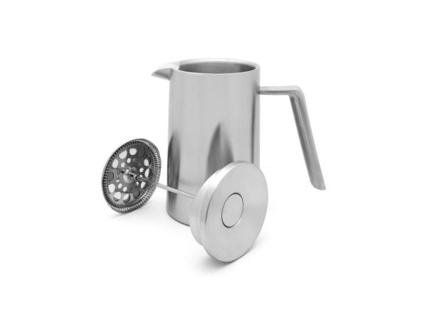 Cafetera de prensa francesa de acero inoxidable
