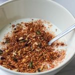 Granola de coco ecológica con especias
