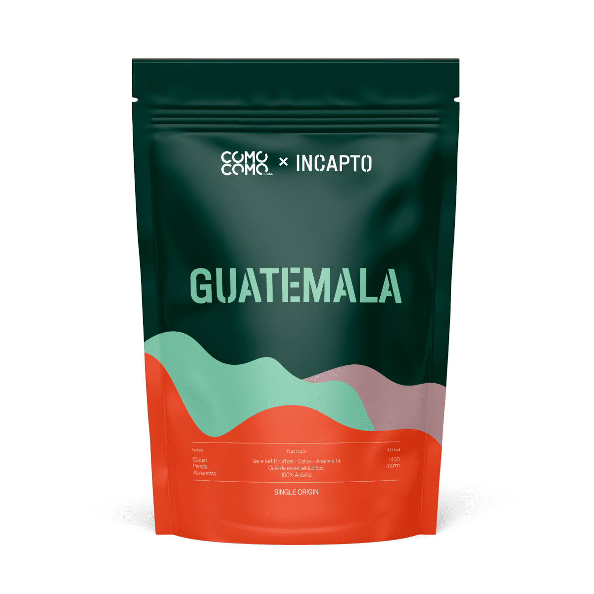 Café de Guatemala con cafeína en grano 250 g ecológico