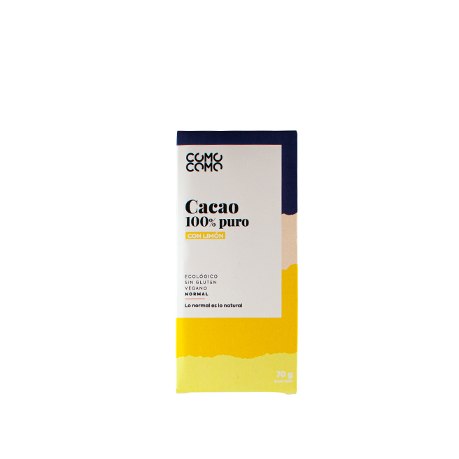 Xocolata amb llimona ecològica