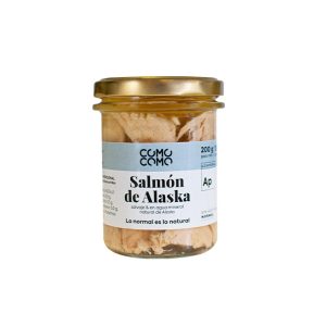 Salmón salvaje de Alaska al natural
