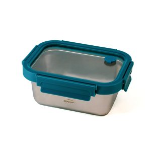 Recipient rectangular d’acer inoxidable 800ml